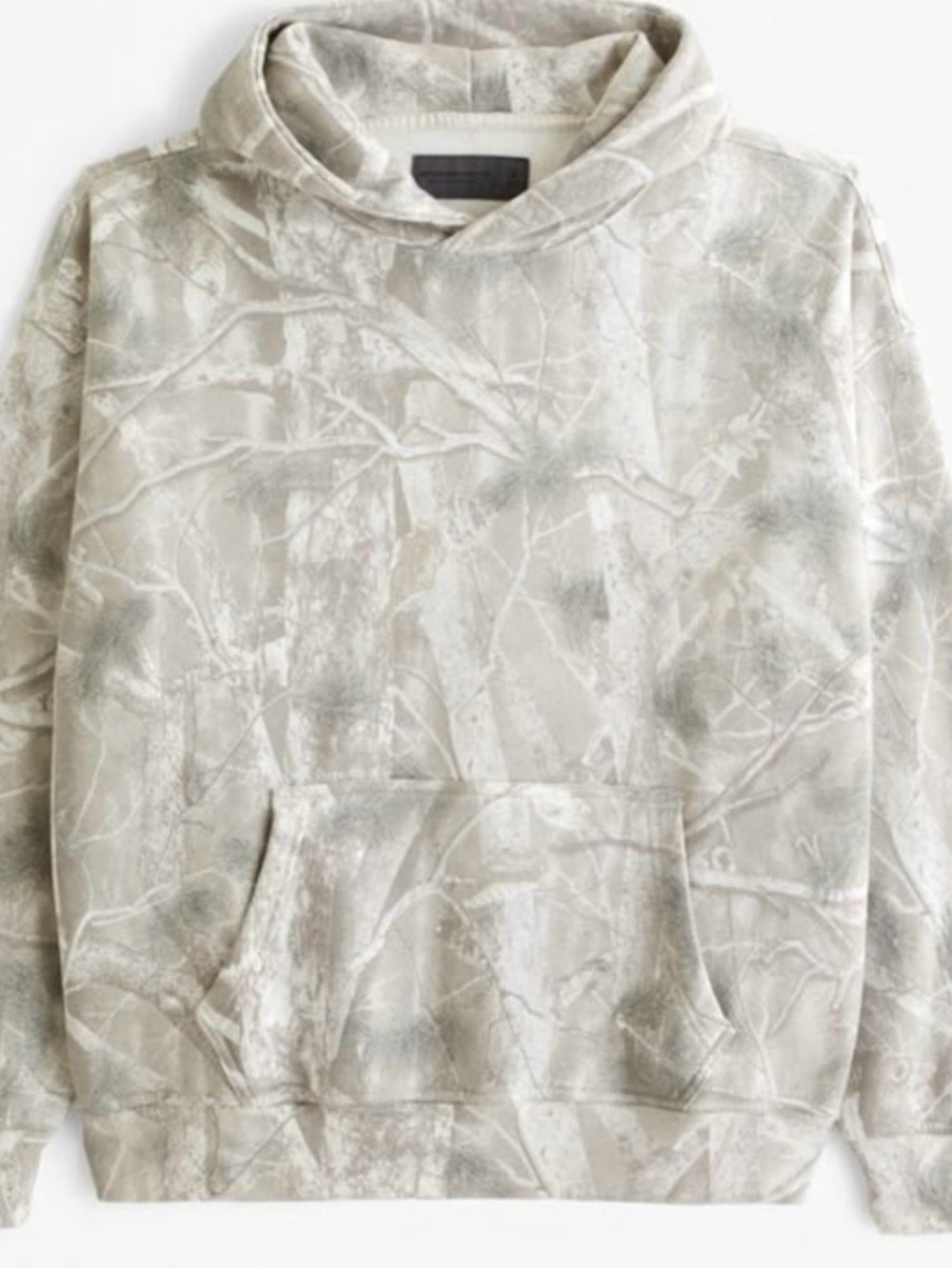 Abercrombie & Fitch Men's Hooded Pullover - Light Taupe Camo